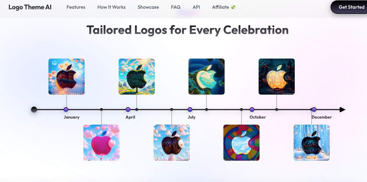 Logo Theme AI • Transform & Customize Your Logo with AI Logo Theme AI showcasing power of AI to fetch variations of popular logos