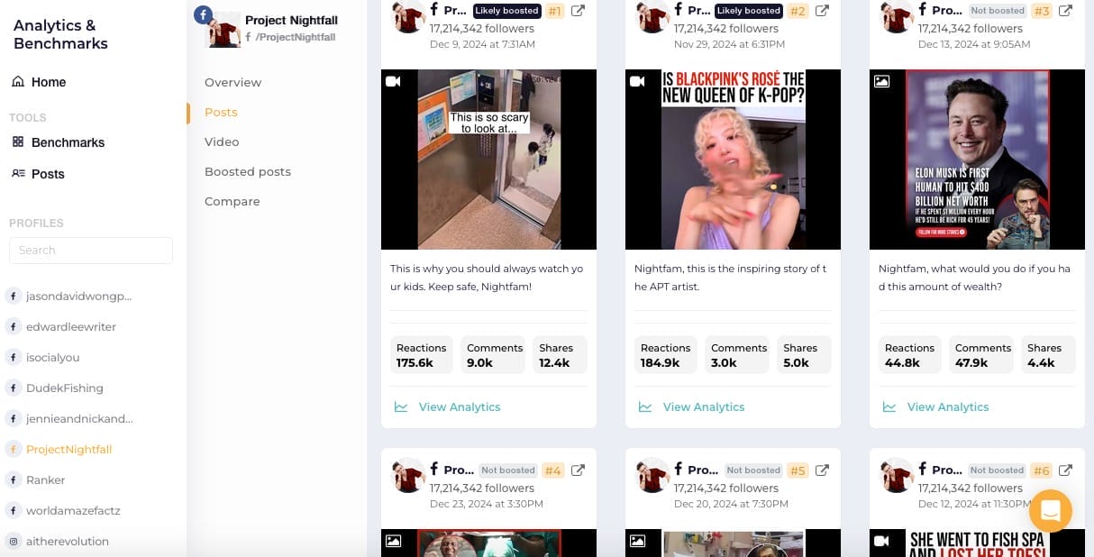 Socialinsider screenshot Socialinsider homepage screenshot