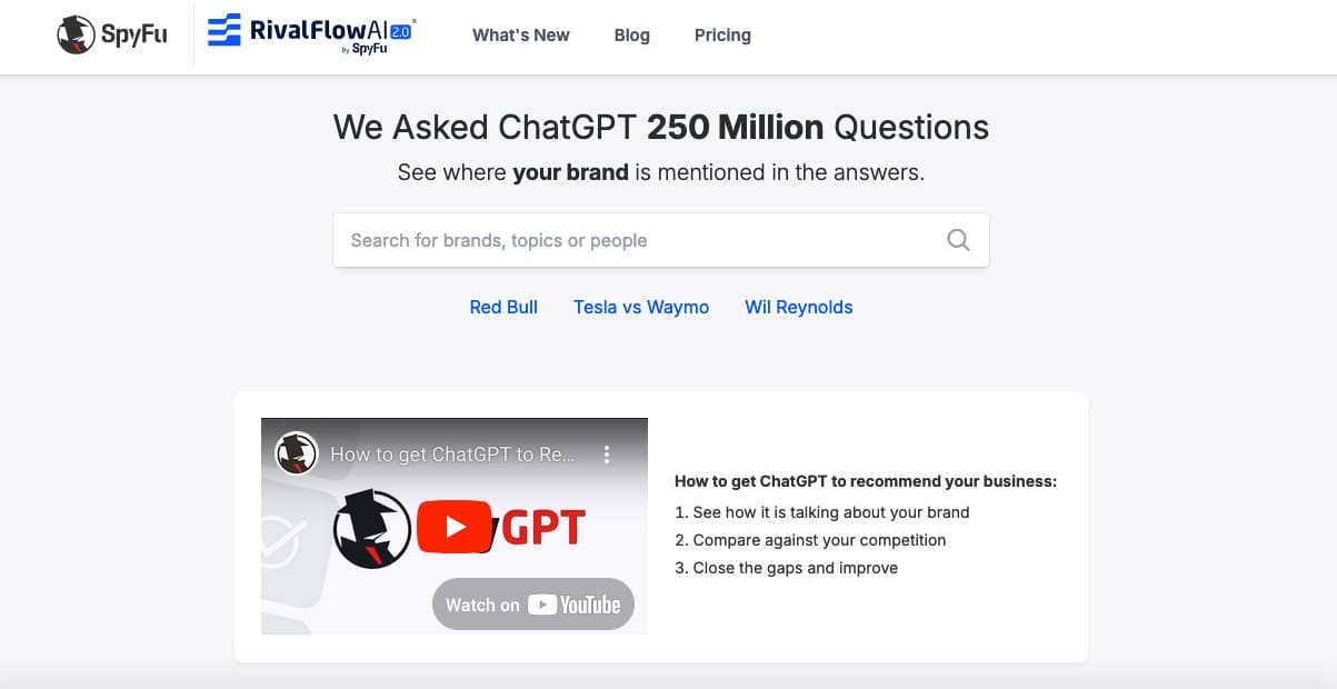 SpyGPT SpyGPT homepage screenshot