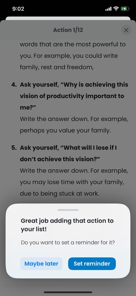 mentorist reminder mentorist reminders