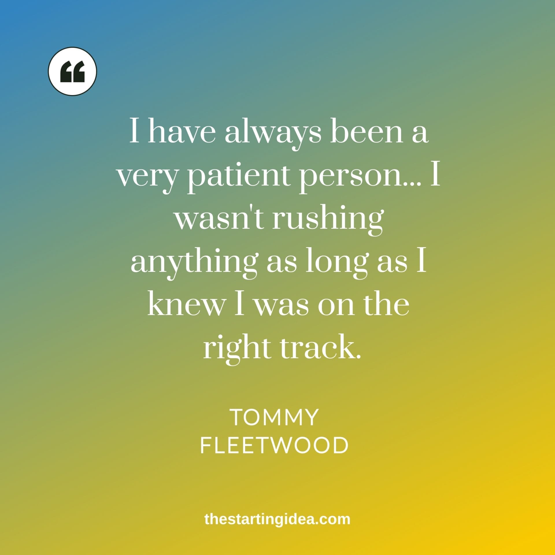 Comeback quote from Tommy Fleetwood Comeback quote from Tommy Fleetwood in image format