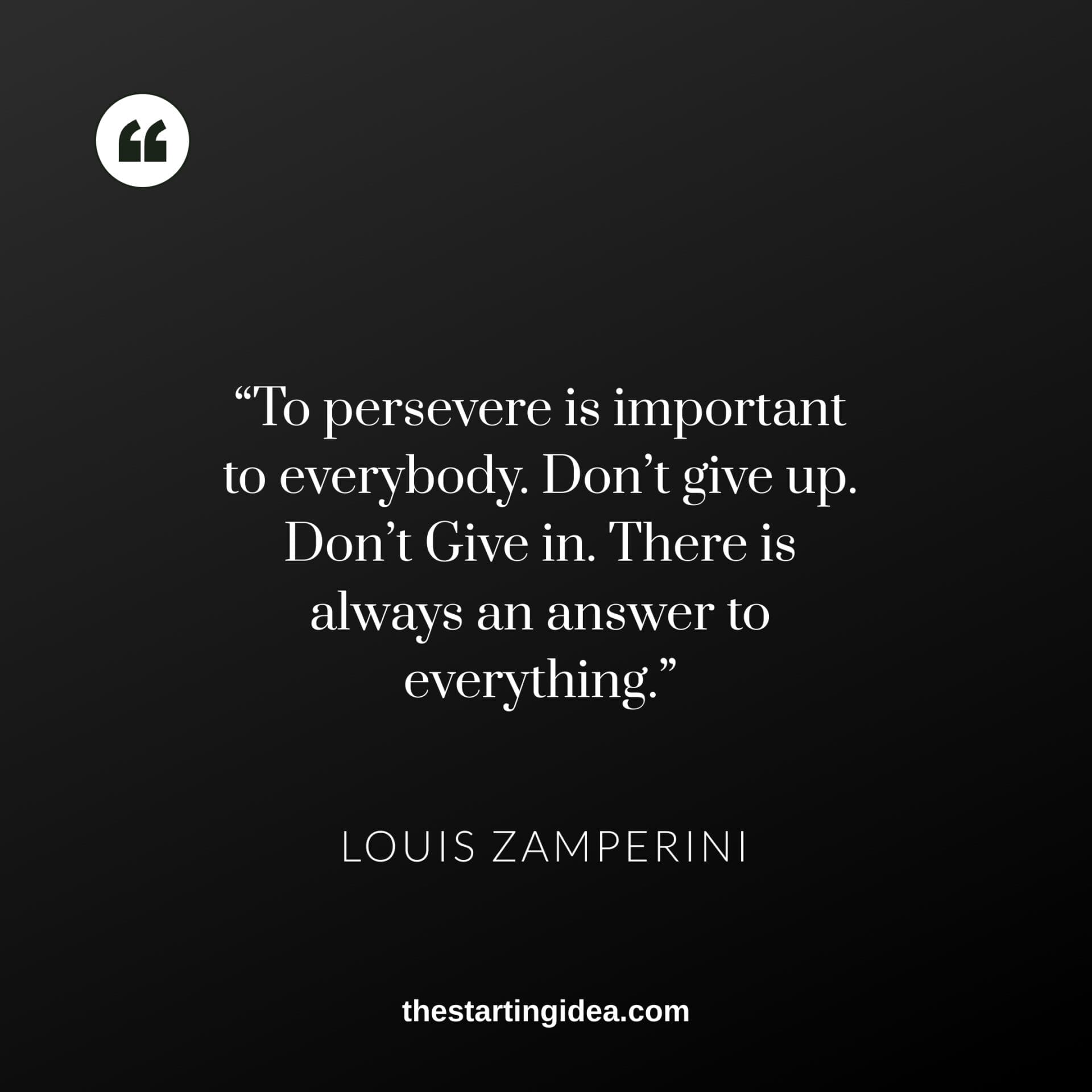 Comeback Quote - Louis Zamperini Comeback quote by Louis Zamperini