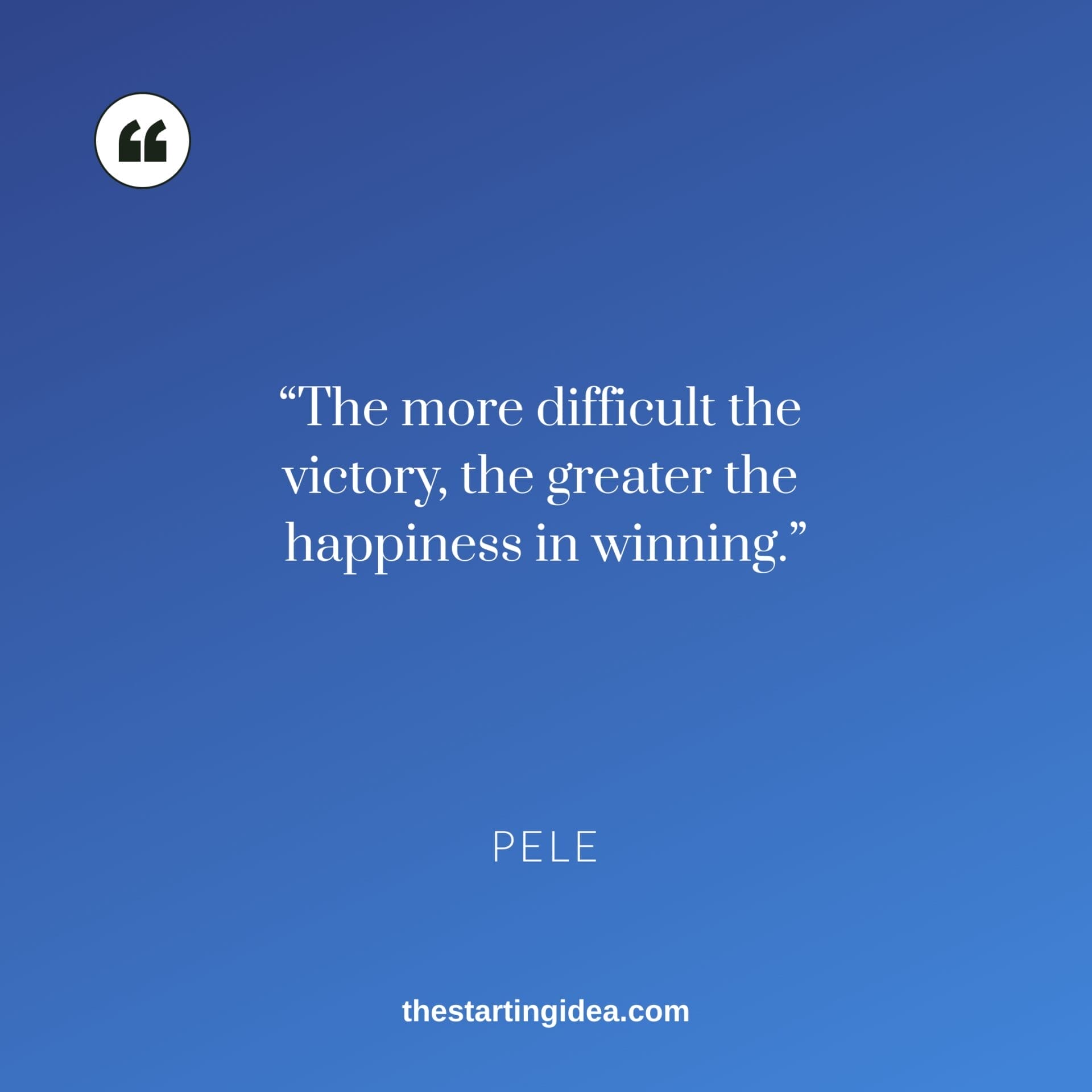 Comeback quote - Pele Comeback quote by Pele