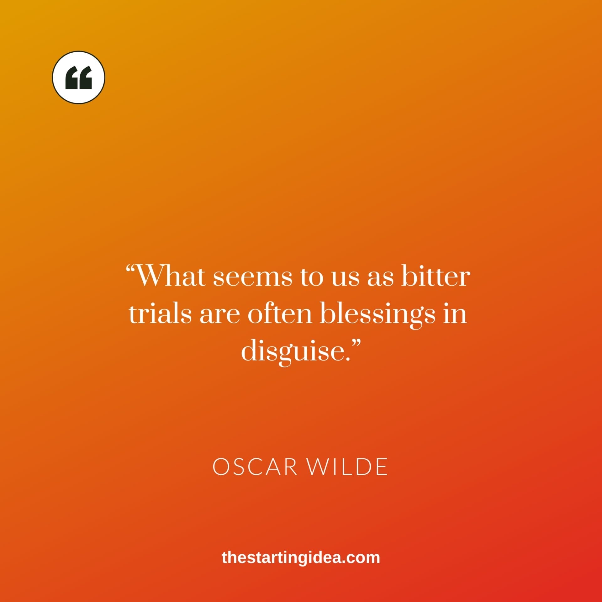 comeback quote - Oscar Wilde Comeback inspiration quote by Oscar Wilde